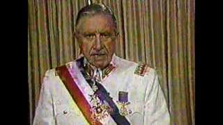 Pinochet Presidente de Chile Discurso de despedida completo con himno nacional [upl. by Hearn556]