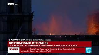 quotLa cathédrale navait jamais bruléquot  Incendie à la cathédrale NotreDame de Paris [upl. by Rehpoitsirhc]