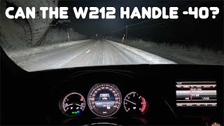 W212 Extreme Cold Drive Almost 400 °C [upl. by Normac]