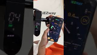 How to use iEZway APP to control Elecrric Scooter [upl. by Yssirk118]