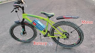 DIY Fat Tyre Electric Bike [upl. by Einahpehs]