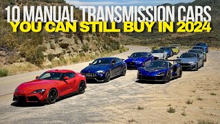 10 Manual Transmission Cars You Can Still Buy in 2024 [upl. by Naols]