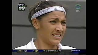 2004 Wimbledon QF Amelie Mauresmo vs Paola Suarez [upl. by Enneyehs]