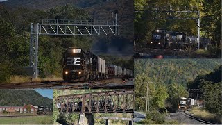 Norfolk Southern H57  Lock Haven to Driftwood [upl. by Ehgit570]