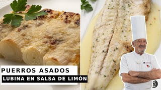 Lubina al horno Receta de Navidad en 15 minutos [upl. by Vrablik]