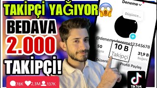 7 Dakikada 2000 Tiktok Takipçi Hilesi  Ücretsiz Tiktok Takipçi Hilesi 2024 [upl. by Airlie]