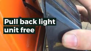 Scomadi Rear light removal and replacing [upl. by Parthen]