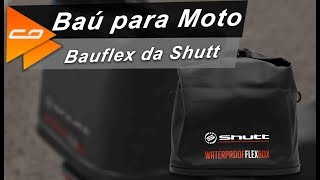 Baú para Moto Bauflex da Shutt confira como usar o Bauleto Waterproof – Connect Parts [upl. by Nnil]