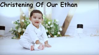 Christening Of Our Ethan  Brit Life with US [upl. by Gneh]