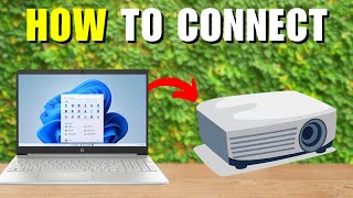 How To Connect HP Laptop To Projector [upl. by Adamina203]