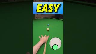 Snooker Backspin Shot 🔵 GoPro Headcam POV [upl. by Saunderson656]