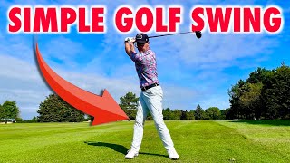 The Backswing Cheat Pros Are Using  Simple Golf Swing Lesson [upl. by Ihcas]