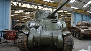 M4A1 Sherman quotMichaelquot walkaround at Bovington Tank Museum [upl. by Rento]