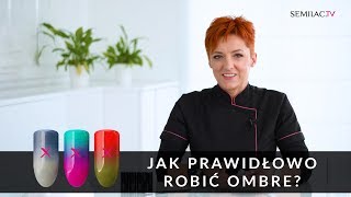 Jak prawidłowo wykonać ombre gradient na paznokciach  Semilac Expert 37 ENG subtitles [upl. by Cook220]