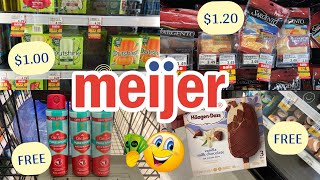 Meijer Best Deals 1126122  Cheap food amp freebies 💰 [upl. by Ylrebmek]