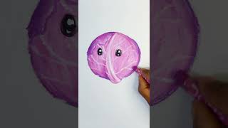 Cabbage drawing art drawing shorts Yt trending Subhashis [upl. by Fayre181]