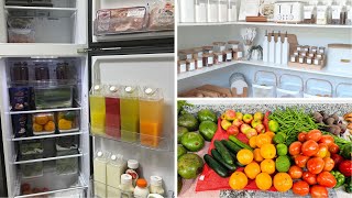 Fridge Restockamp OrganizationPantry OrganizationGrocery RestockFridgeampPantry Organizers [upl. by Osmo]