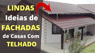 🏡 Transforme seu Horizonte 26 Fachadas Residenciais com Telhados que Impressionam e Inspiram [upl. by Enrahs]