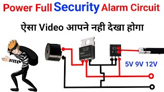 Security alarm for door shorts [upl. by Adnomal59]