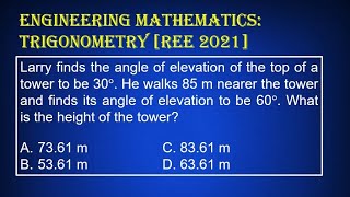 Engineering Mathematics Trigonometry REE 2021 Boards [upl. by Aynwat794]