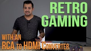 Play Retro Consoles On The Big Screen Using An RCA To HDMI Converter [upl. by Ahron]