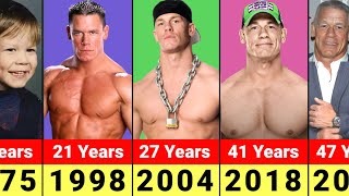 WWE John Cena Transformation From 1 to 47 Years Old [upl. by Tryck934]