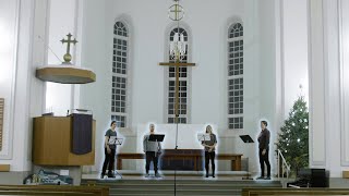 Halo Theme Song  Gregorian Ensemble sings in a Church LIVE  BIG Echo Halo Infinite Tribute [upl. by Manoop]