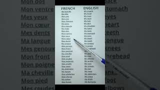 LEARN ENGLISH AND FRENCH LESSON 16 learnfrench english languagelearning [upl. by Crichton186]