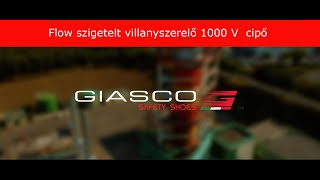 Giasco FLOW munkavédelmi villanyszerelő félcipő 1000 V [upl. by Massab]