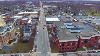 Downtown Noblesville Indiana Drone Footage [upl. by Burnaby218]