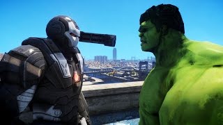 HULK VS IRON MAN War Machine [upl. by Buzz]