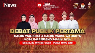 DEBAT PUBLIK PERTAMA CALON WALIKOTA amp CALON WAKIL WALIKOTA KOTA PALEMBANG 2024  KPU KOTA PALEMBANG [upl. by Nolek]