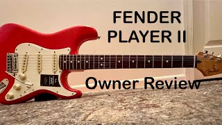 NGD Fender Player II Strat  unbiased review and playing [upl. by Tallulah]