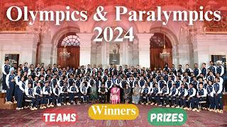 🇮🇳 Olympics amp Paralympics 2024  Teams Winners amp Prizes [upl. by Eustazio]