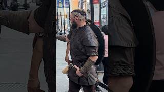 Ragnar Lothbrok Walking in Public ragnarlothbrok fashion reactionvideo reaction reels [upl. by Terrene670]