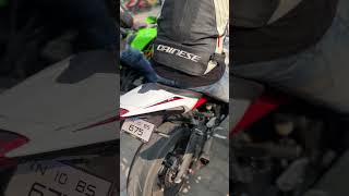 Daytona with Arrow exhaust 😇♥️ bike daytona675 bikelover motovlog [upl. by Pohsib]