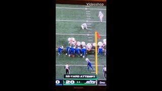 Greg Zuerlein 32 yard field goal [upl. by Cher]