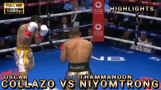 Oscar Collazo Takes on Thammanoon Niyomtrog in EPIC Battle [upl. by Ralfston]