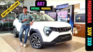 Mahindra XUV 3xO 🔥 AX7 petrol manual variant 🔥 Only Rs 1249 Lakhs ✅ [upl. by Conard]