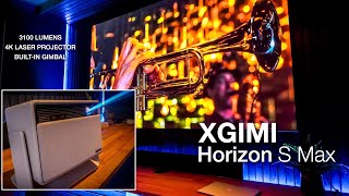 XGIMI Horizon S Max  3100 Lumens 4K Dual Light Laser Projector Needs to be Seen [upl. by Leahcimauhsoj920]