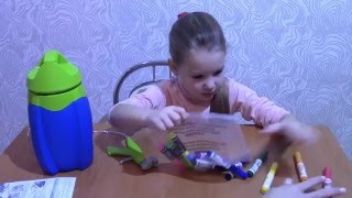 Распаковываем набор Crayola Marker Airbrush [upl. by Madai]