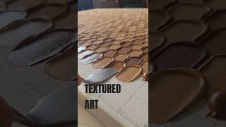 🤎 Satisfying Textured Art 🎨 DIY  shorts texturedart [upl. by Elberfeld]