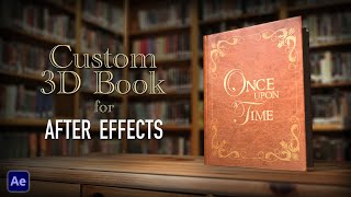 3D Book amp Fairy Tale Storybook Animation  After Effects [upl. by Ahsienek969]