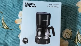 Morphy Richards Europa Drip Coffee Maker [upl. by Regine3]