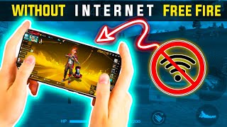 Without Internet 🔴 Playing Real FREE FIRE 🔥 [upl. by Etoile464]