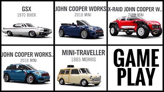 Forza Horizon 4 Update 9 Cars Gameplay XRaid Mini Mini Coopers  Buick GSX amp Morris Mini [upl. by Euqinamod]