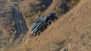 Nissan Patrol Gr Y61 Off Road Climbing hills [upl. by Ilyah876]