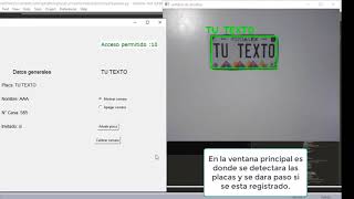 Detección de placas en tiempo real con OpenCV TesseractOCR en Python [upl. by Oeniri330]