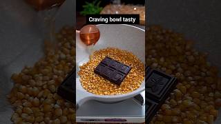 Chocolate popcorn recipe 🥰youtubeshorts shorts Homemade popcoren [upl. by Lesya]