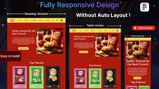 Potato chip Website Design using Figma [upl. by Aihpledalihp]